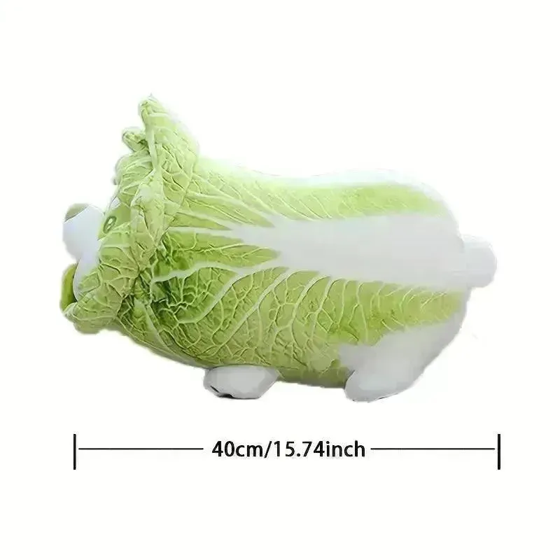 Cabbage Lettuce Dog Plush Toy