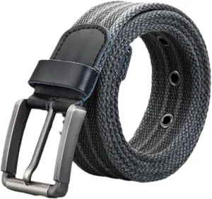 Canvas sovereign mouldy twin Belt Metal Pin Buckle Military Nylon Braided Belt Ladies Jeans Watch Strap Dninmim Men's 