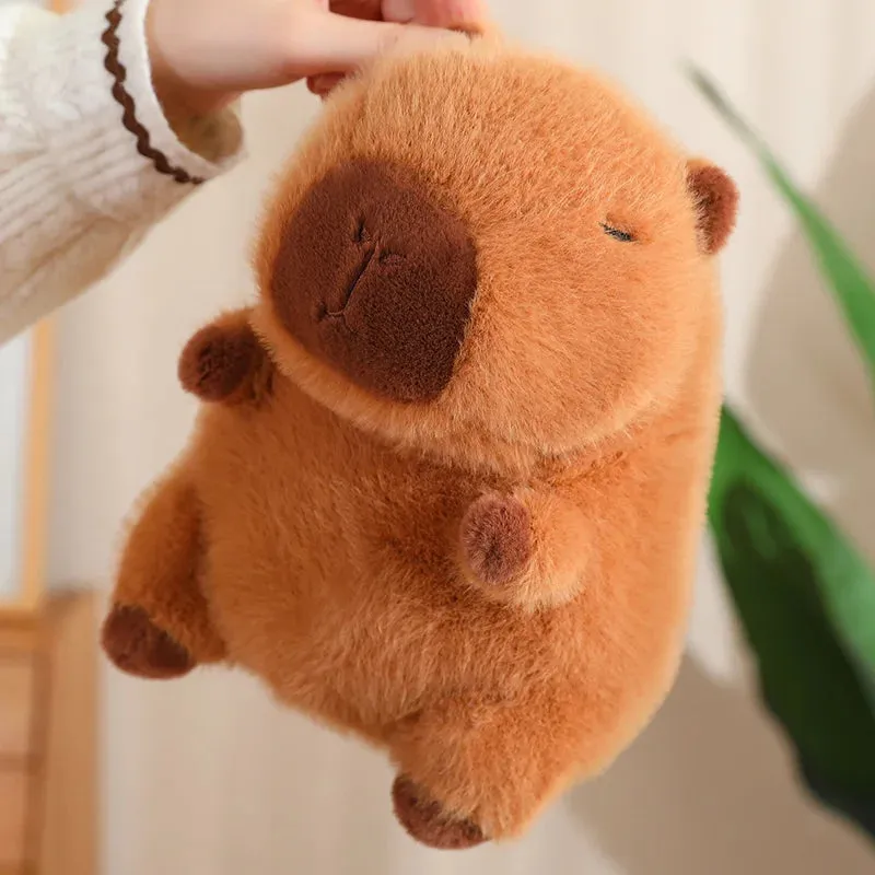 Capybara with Vegetable Hats Plushie