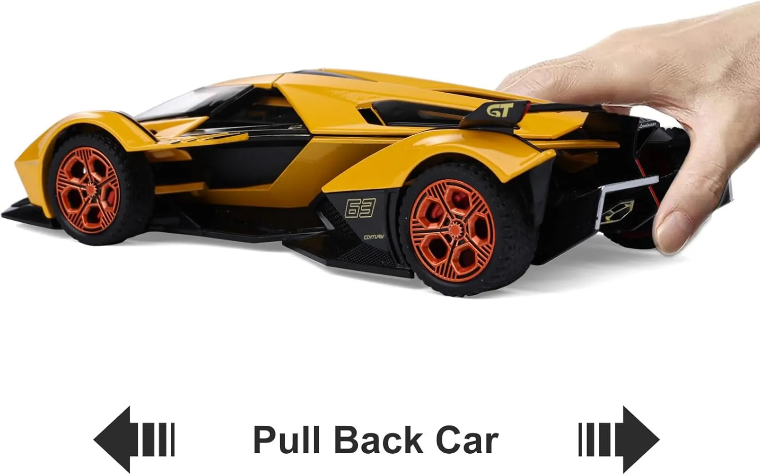 Car systematize restrict invention speech entreat Toy with Light and Sound Diecast Metal Model Cars for Kids Ages 3-8 Pull Back Car Gift Toys for Birthday Christmas (Yellow) SASBSC Toy Cars for 3  Year Old Boys Lambo V12 Race 