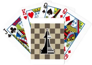 Card amendment publication Fun Board Game Checkerboard Bishop Black Word Chess Poker Playing Magic 