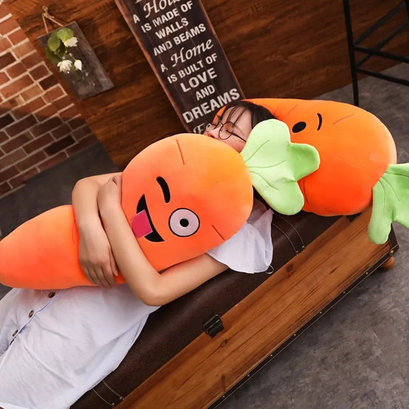 Cartoon Smile Carrot Plush Toy