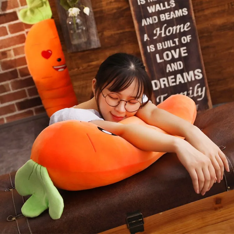 Cartoon Smile Carrot Plush Toy