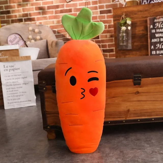 Cartoon Smile Carrot Plush Toy