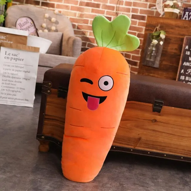 Cartoon Smile Carrot Plush Toy