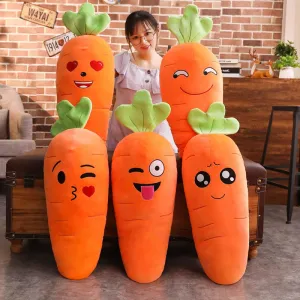 Cartoon Smile Carrot Plush Toy