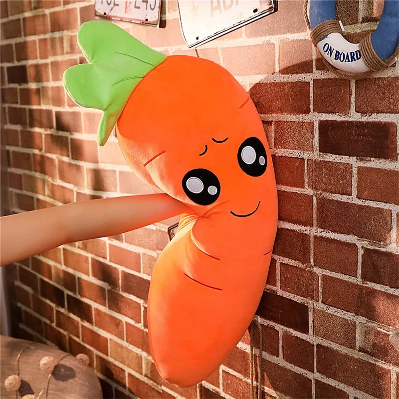 Cartoon Smile Carrot Plush Toy