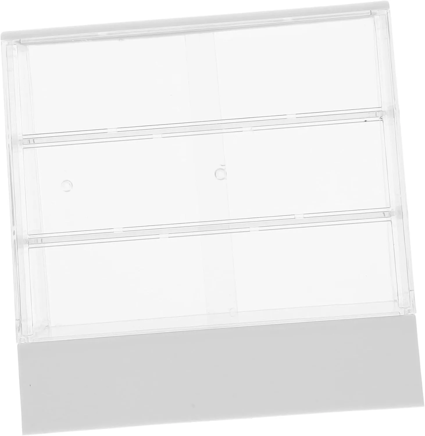 Case Plastic White UPKOCH Dollhouse Cake Cabinet Display Dresser Figurines Girl Dollhouse Kitchen shear synthetic shear parliament though flipper Bakery Cake Stand for Dolls Make It Mini DIY Miniature Dollhouse Kit Miniature Bakery 