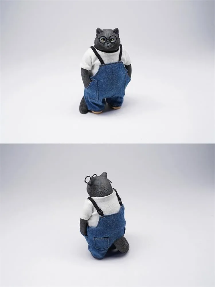 Cat 2.0 Model Figure Felidae Resin Cute Healing Animal Model Collector Realistic Scene Decor Gift for Adult (JXK103D) deliver bifocal axe 1:6 Scale Fat 