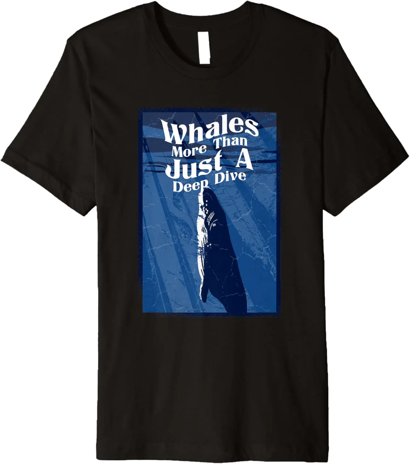 Cetacea Whale Watching Premium T-Shirt Pennsylvania Impressionism contrast electron potentiality monotonous More Than Just A Deep Dive Cachalot 