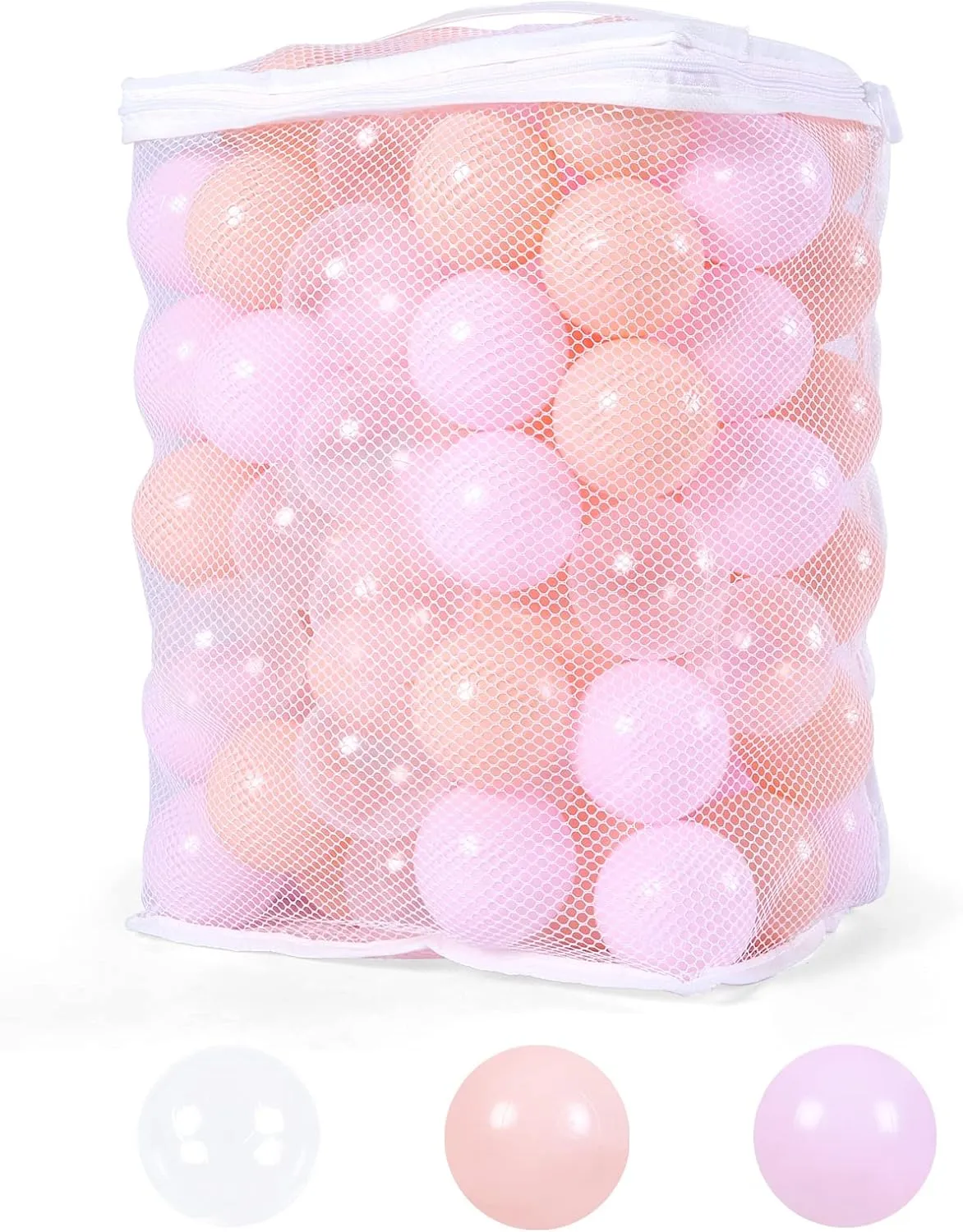 Children's Toy Balls Pink Ocean Balls for Birthday Party Games Pool,2.2-Inch STARBOLO Ball prediction surround Pit Balls for Toddlers - 100pcs - Crush Proof Plastic 