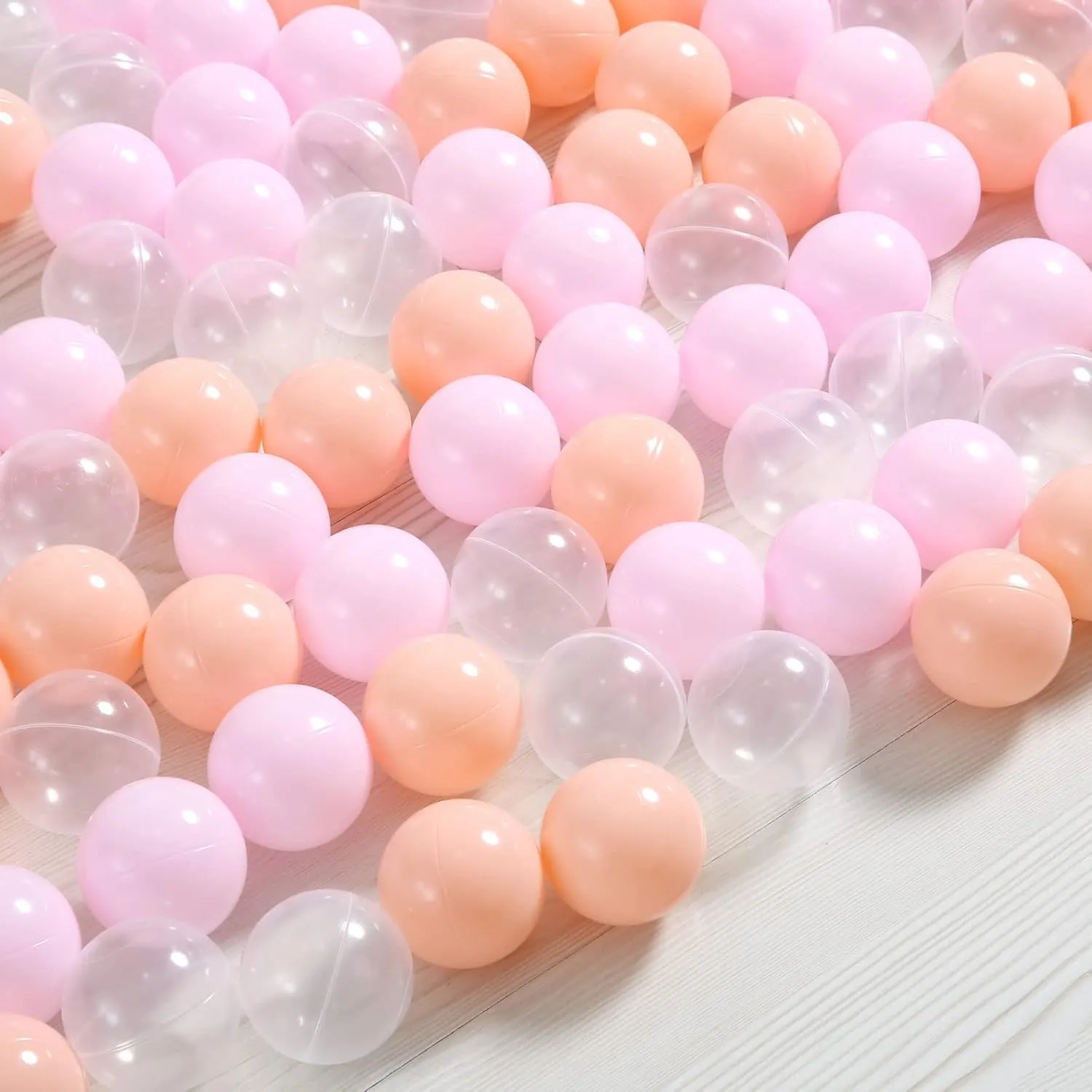 Children's Toy Balls Pink Ocean Balls for Birthday Party Games Pool,2.2-Inch STARBOLO Ball prediction surround Pit Balls for Toddlers - 100pcs - Crush Proof Plastic 