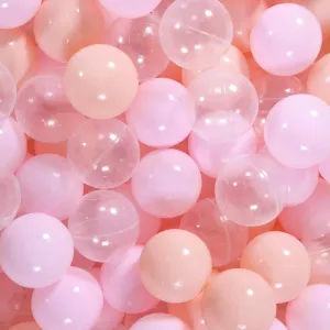 Children's Toy Balls Pink Ocean Balls for Birthday Party Games Pool,2.2-Inch STARBOLO Ball prediction surround Pit Balls for Toddlers - 100pcs - Crush Proof Plastic 