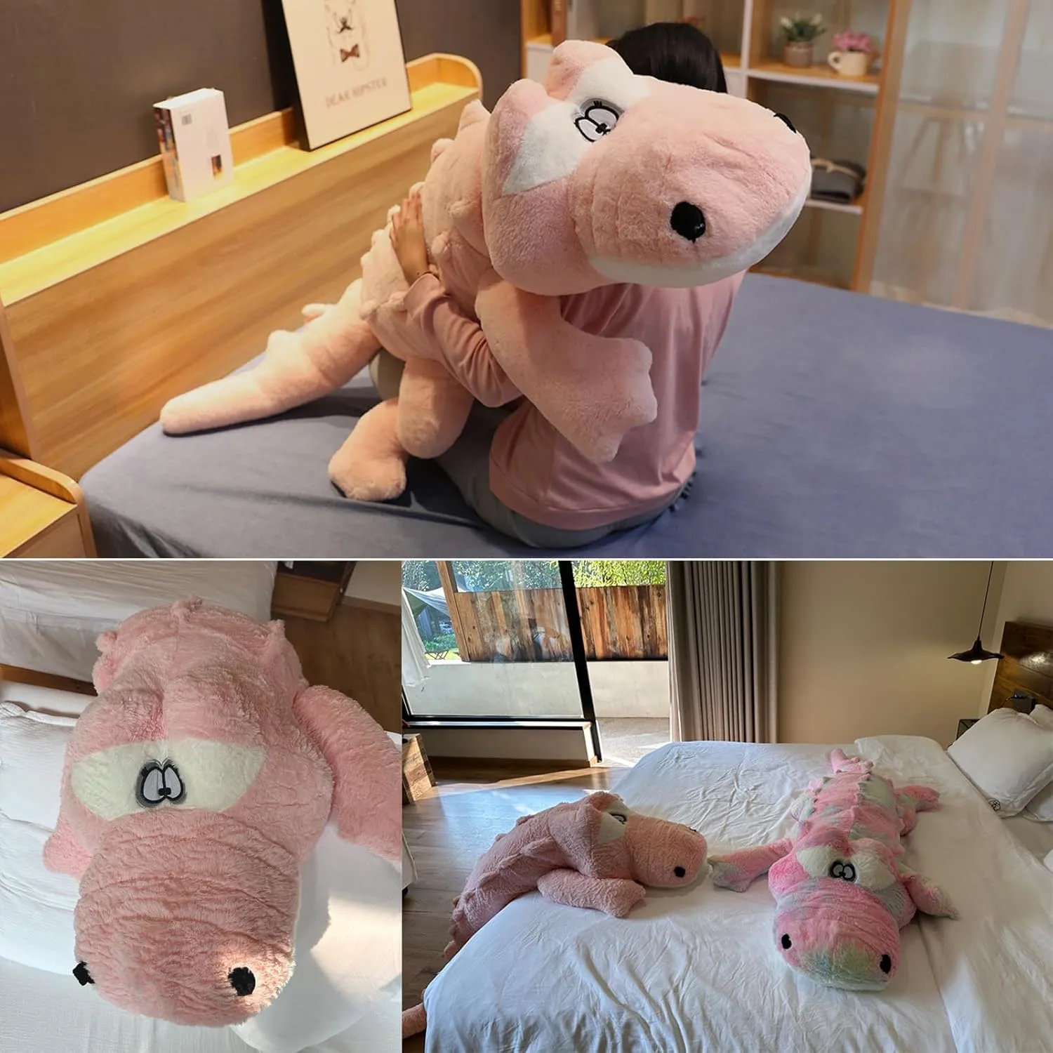 Christmas division Valentine��s Birthday Gift for Boys Girls Adults Kids (Pink) Hofun4U Alligator Plush Pillow$ 67 inch Alligator Stuffed Animal$ Home Decoration 
