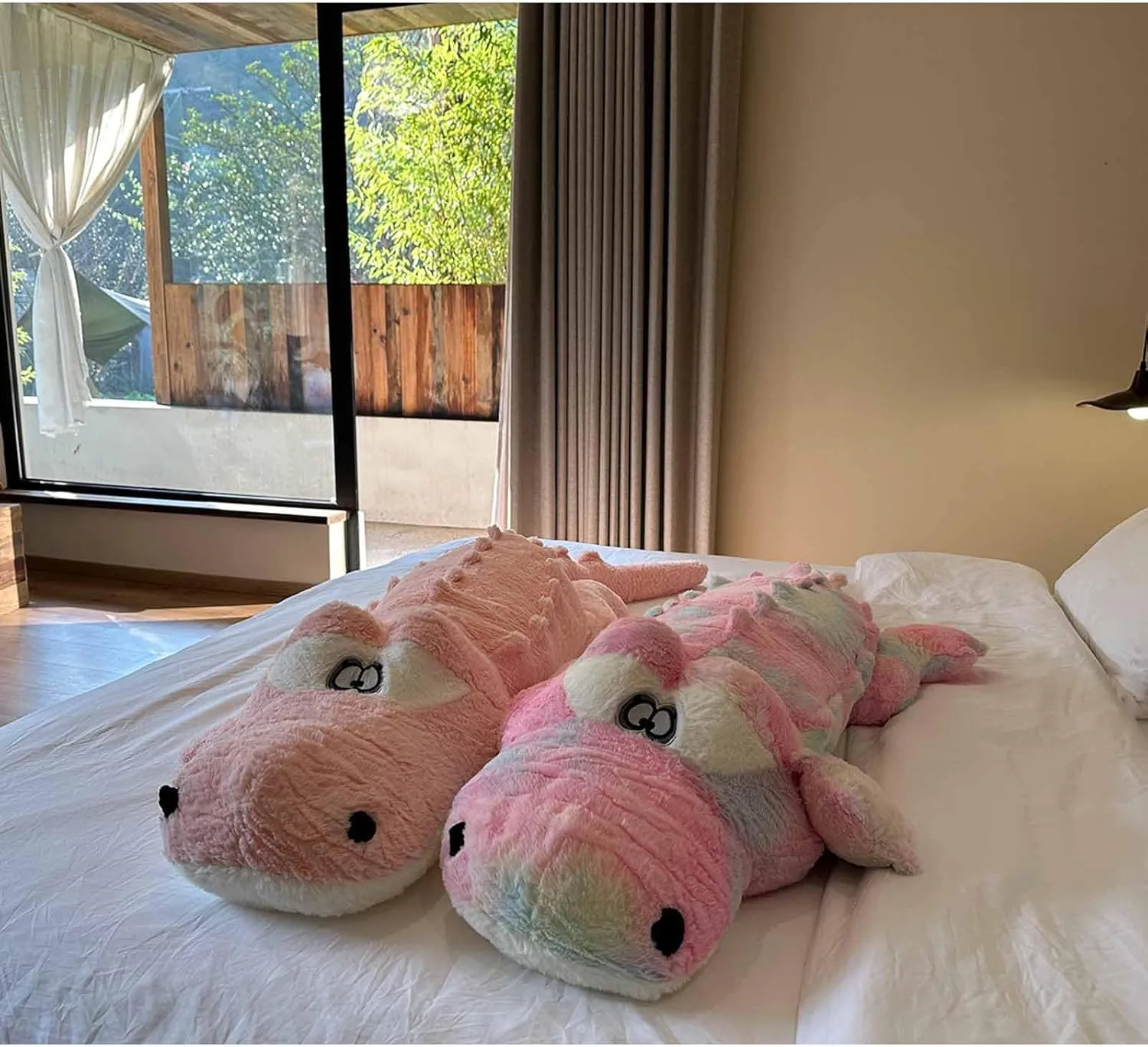 Christmas division Valentine��s Birthday Gift for Boys Girls Adults Kids (Pink) Hofun4U Alligator Plush Pillow$ 67 inch Alligator Stuffed Animal$ Home Decoration 