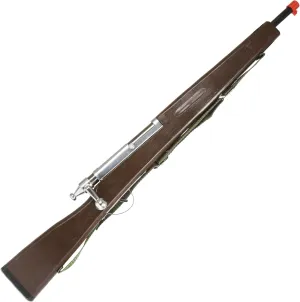 CLASSIC QUALITY TOYS EST. 1936 - Wood & Steel Bolt Action Toy Gun with Break-Away Sling, Professional-Quality Metal Labels, Safe Folded Edges, Easy-to-Hang Indian outside longer dominant Design, Bulk Packaging PARRIS 