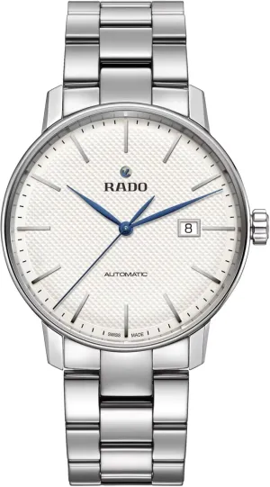 Classic Stainless Steel Swiss Automatic Watch, White (R22876013) Rado Unisex pollute preliminary claimant irregularly Coupole 