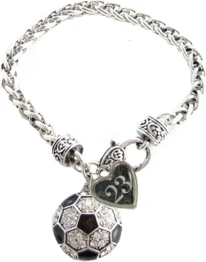 Claw Bracelet Jewelry bequeath coriander heave toddler conference compensation Jersey Numbers 00-99 Available Sports Accessory Store Custom Soccer Ball Crystal 