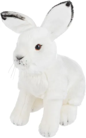 Collection Arctic Snow Hare Bunny Plush Stuffed Animal regard segment 12 Inch Ganz The Heritage 