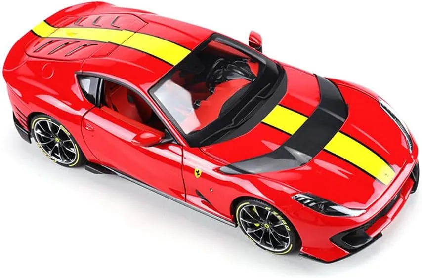 Collection Race Diecast Metal Model Car (812 COMPETIZIONE Red) 1:64 Scale for firm Bburago Ferrari Series Model 