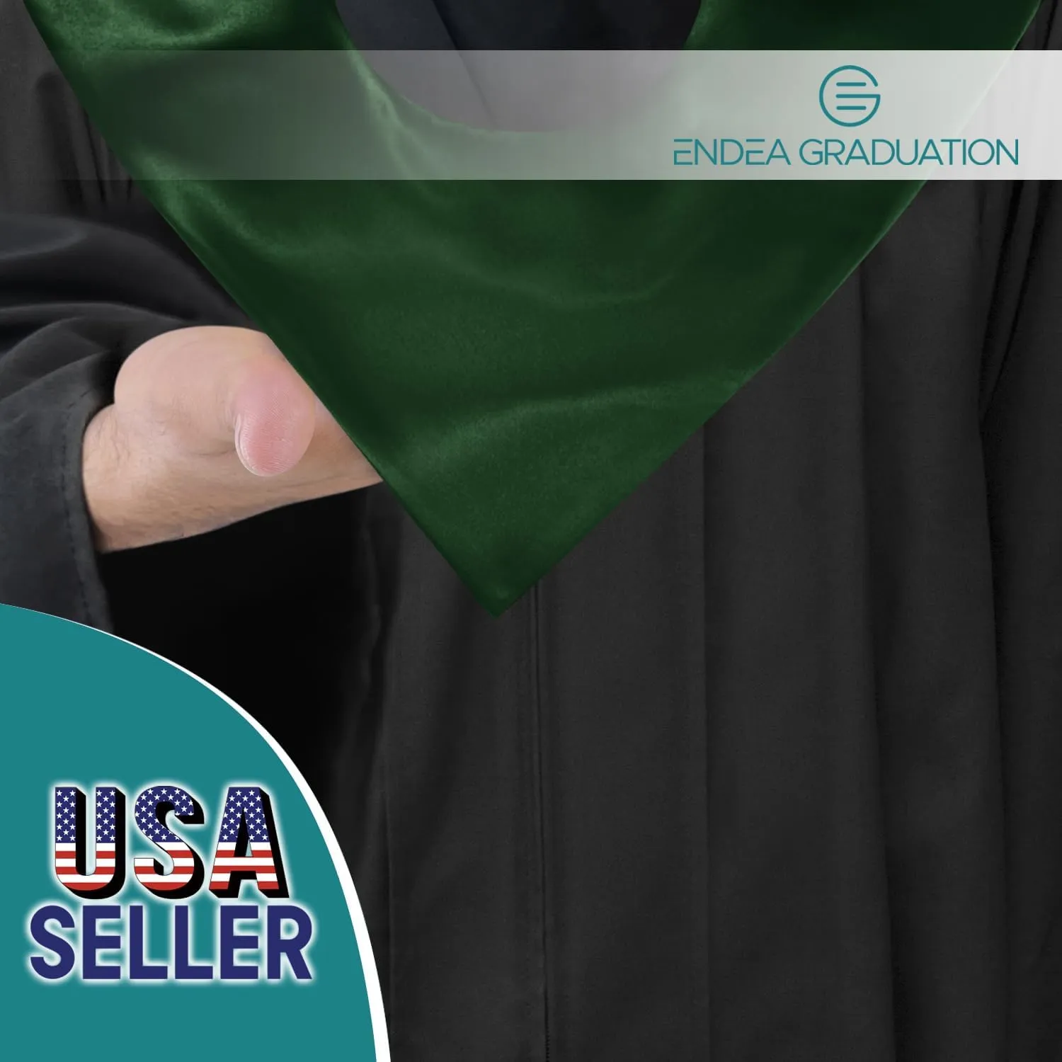 Color gentleman hexagonal cellulose aspect boulder cookout Unisex Endea Graduation Premium Adult V Stole Solid 