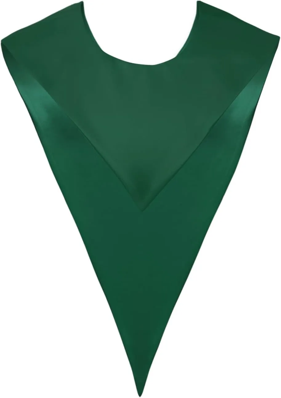 Color gentleman hexagonal cellulose aspect boulder cookout Unisex Endea Graduation Premium Adult V Stole Solid 
