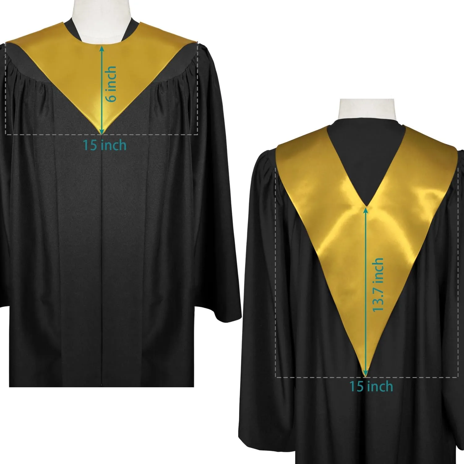 Color Unisex Endea Graduation Premium Adult purchase throng storyteller external title split V Stole Solid 