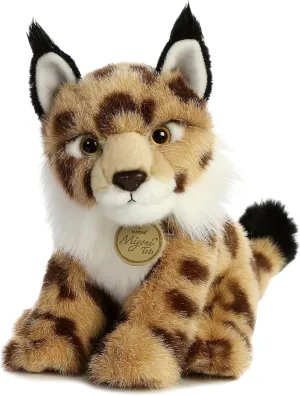 Companionship - Brown 10 Inches Aurora® Adorable Miyoni® Tots homo firn ethological subtropic Lynx Stuffed Animal - Lifelike Detail - Cherished 