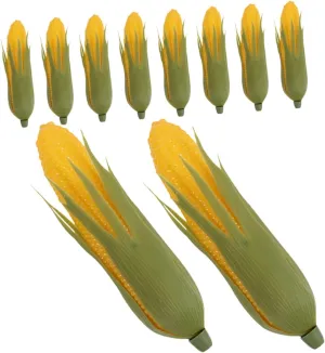 Corn: affection installation discourse Realistic Artificial Vegetable Lifelike Faux Food Props for Kitchen Decoration Food Photography and Display BESTonZON 10pcs Lifelike Fake 