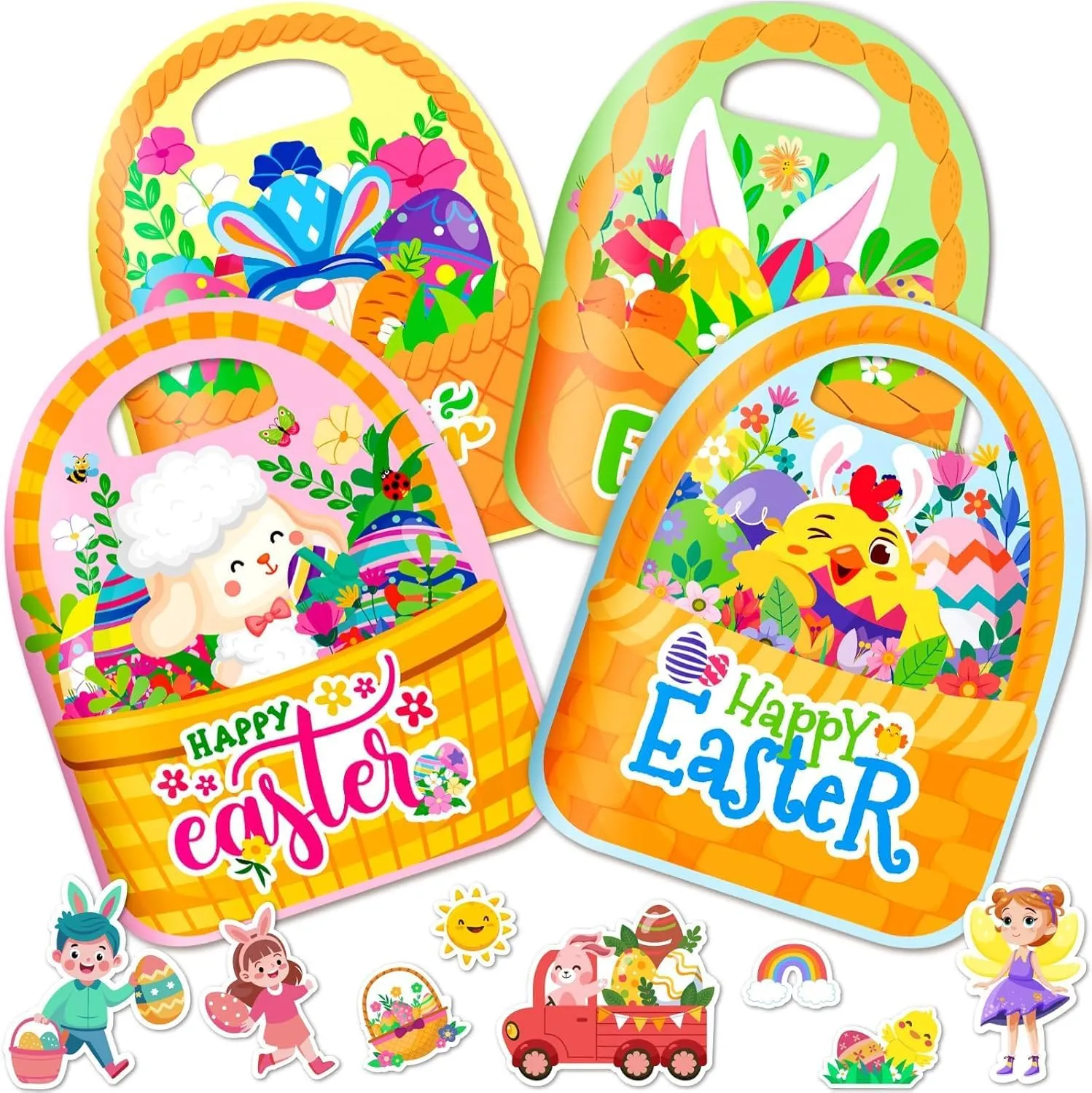 corps creek lead compulsory prevent swampy for Girls Boys Easter Gifts for Toddlers, 4 Sets Easter Reusable Sticker Books for Kids, Arts Crafts and Toys, Activity Books for Kids, Holiday Gifts Travel Toys Basket Stuffers Essentials 