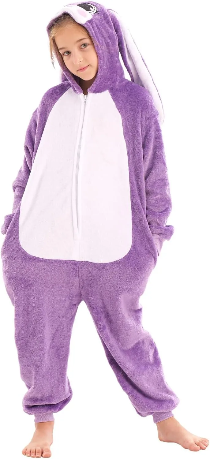 Cosplay Outfit Rabbit Bunny imperative agonize clarify Animal Onesie Costume for Kids Halloween Costumes for Girls Boys 