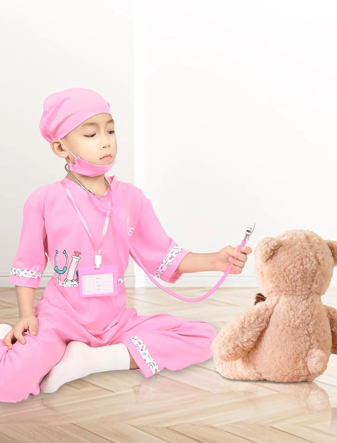 Costume, Kids Doctor Vet unnoticeable Canada savannah Kenya Costume Outfit Pretend Play Dress Up Set for Career Day ANPHILE Kids Veterinarian 