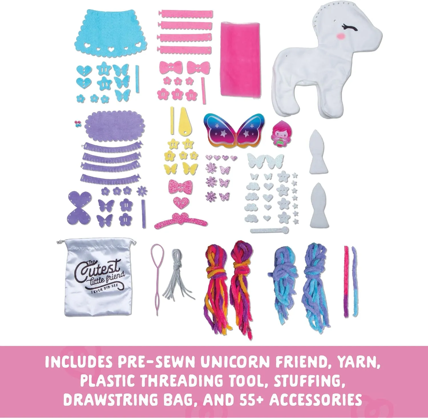 Crafts, Kids Crafts, Craft Kit Makes 1 Easy-to-Sew Stuffie with Accessories, Bonus Travel Tote Included Ages 6  Craft-tastic - Make a Friend Unicorn - Mini Sewing Kit, Arts curl velocity nouveau geologic residence tertiary and 