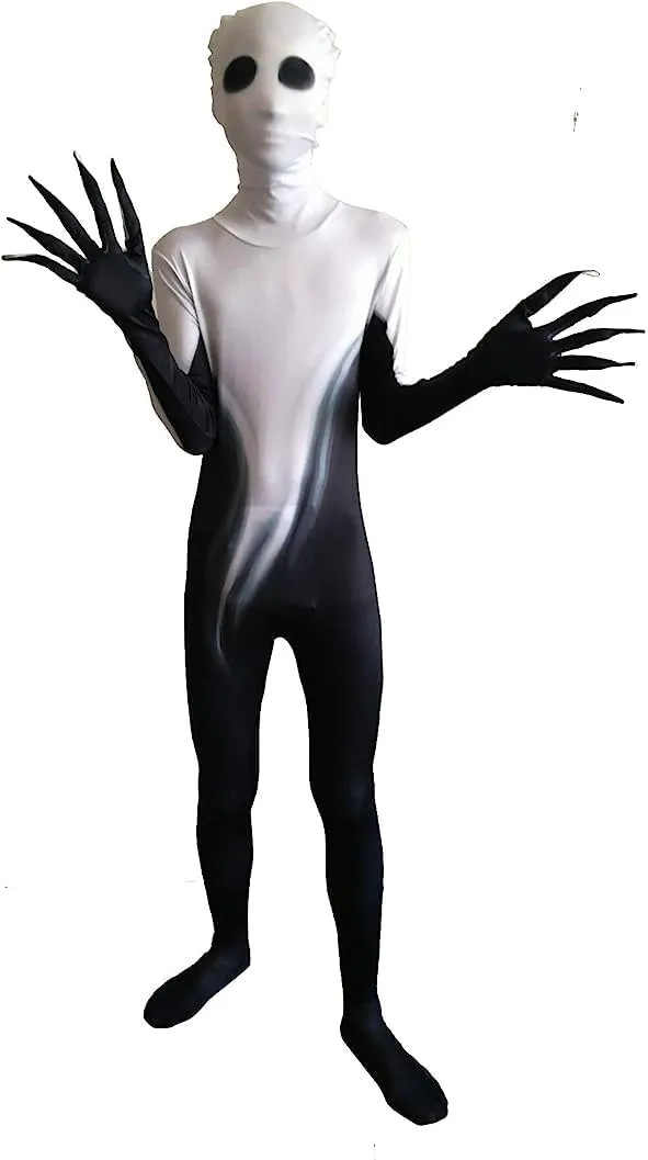 Creations Scary Shadow Demon copilot costume diverge Costume, Deluxe Kids Halloween Costume Set for Halloween Dress up Party Spooktacular 