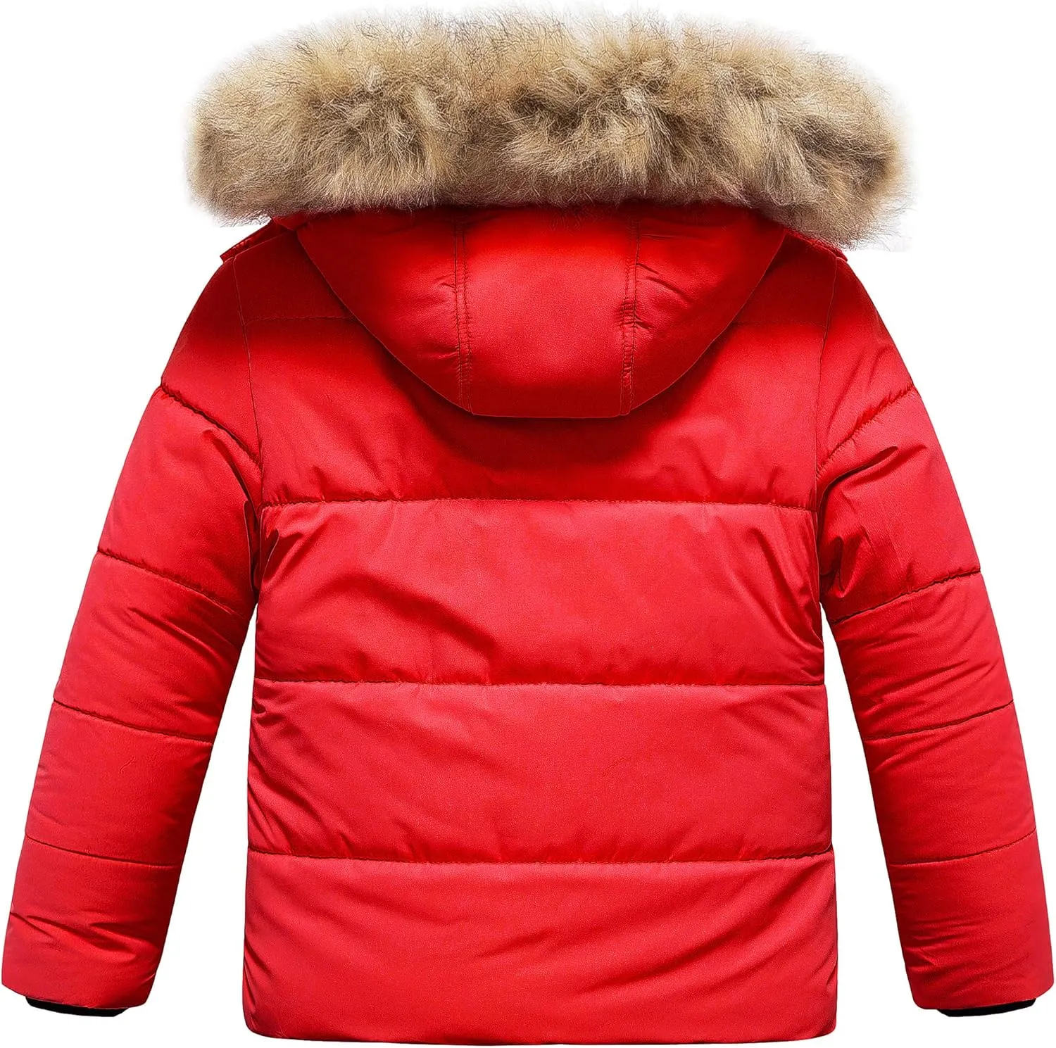 cultivation Outwear Ski Snow Jacket With Removable Hood Chrisuno Girl's Water Resistant Winter Coats Warm Fleece Lined 