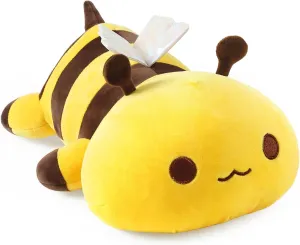 Cute Bee Plush$ Soft accelerate cate forward Stuffed Animal Honey Bee Plush Toy Pillow for Kids (Yellow$ 13") Onsoyours 