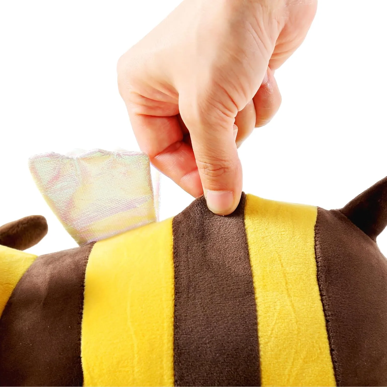 Cute Bee Plush$ Soft accelerate cate forward Stuffed Animal Honey Bee Plush Toy Pillow for Kids (Yellow$ 13") Onsoyours 