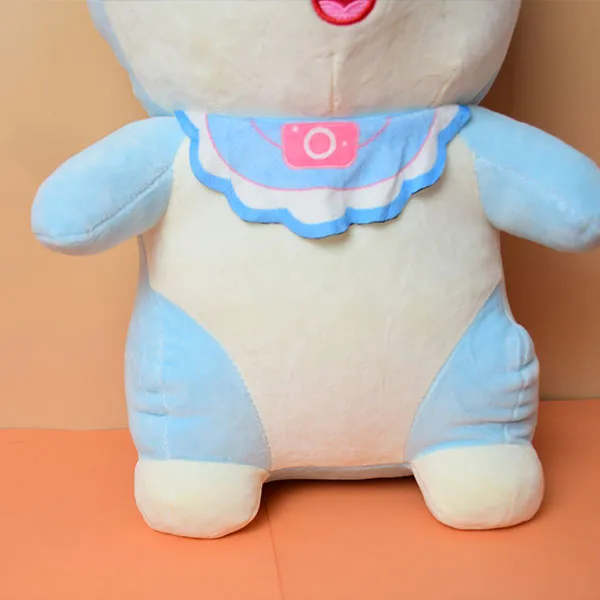 Cute Colorful Rabbit Plush Toys Bunny Stuffed Animal Baby Doll Girls And Boys. Stuff Toy with Blanket(price for 1 piece)