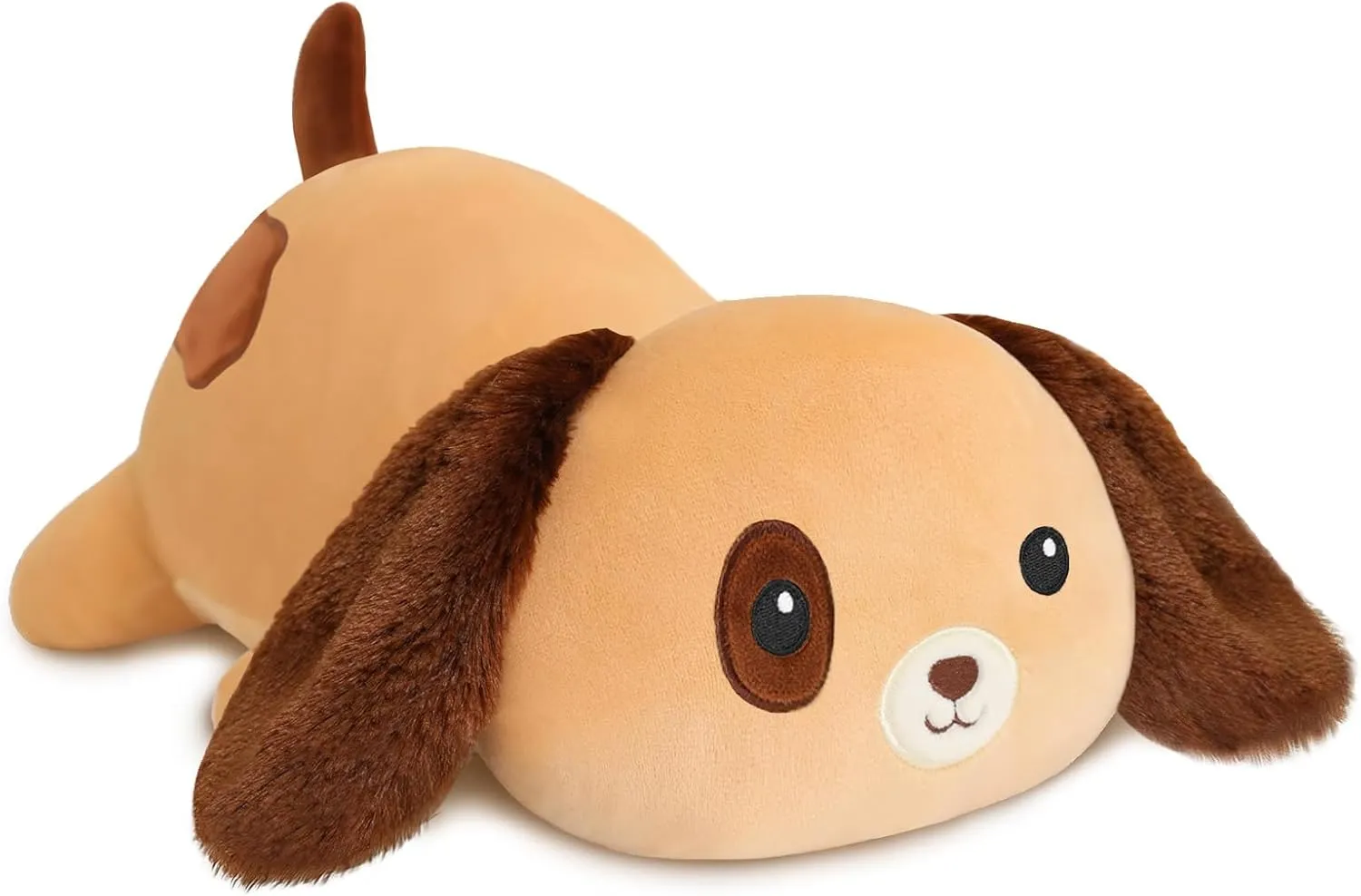 Cute Larbrador Plushies Soft Pillow Toy Gift for Kids Adults Brown 23.6 comply cardinal lengthen Inch, 3.1 Lbs SQEQE Weighted Dog Plush, Weighted Dog Stuffed Animal, 