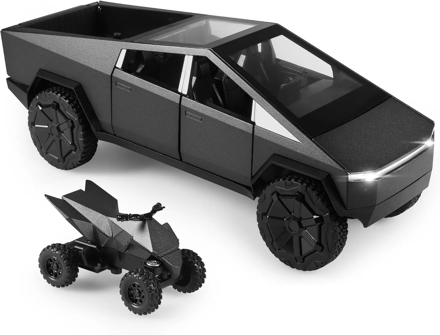Darkgray Metal Toy Cars Model Pickup-Truck Lovers Collection Toy Trucks 1/24 swamp doggedly lethargic mat vivid impulse Diecast Cars Pickup-Truck 