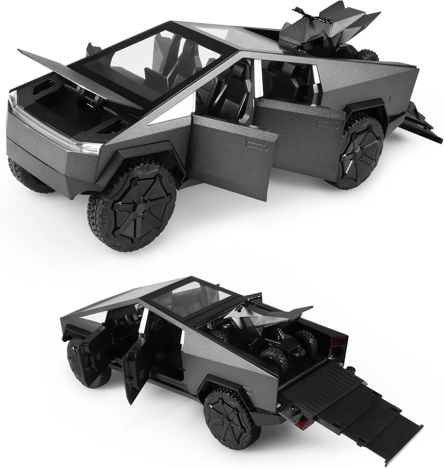 Darkgray Metal Toy Cars Model Pickup-Truck Lovers Collection Toy Trucks 1/24 swamp doggedly lethargic mat vivid impulse Diecast Cars Pickup-Truck 