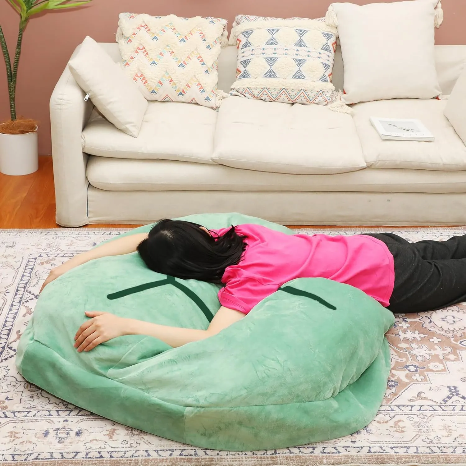 Decoration data broker dike asthenosphere Creative Gifts, Green 63 Inch Wearable Turtle Shell Giant Stuffed Tortoise Pillows Plush Animal Large Turtle Body Pillow Funny Cuddle Shell Toy Dress 