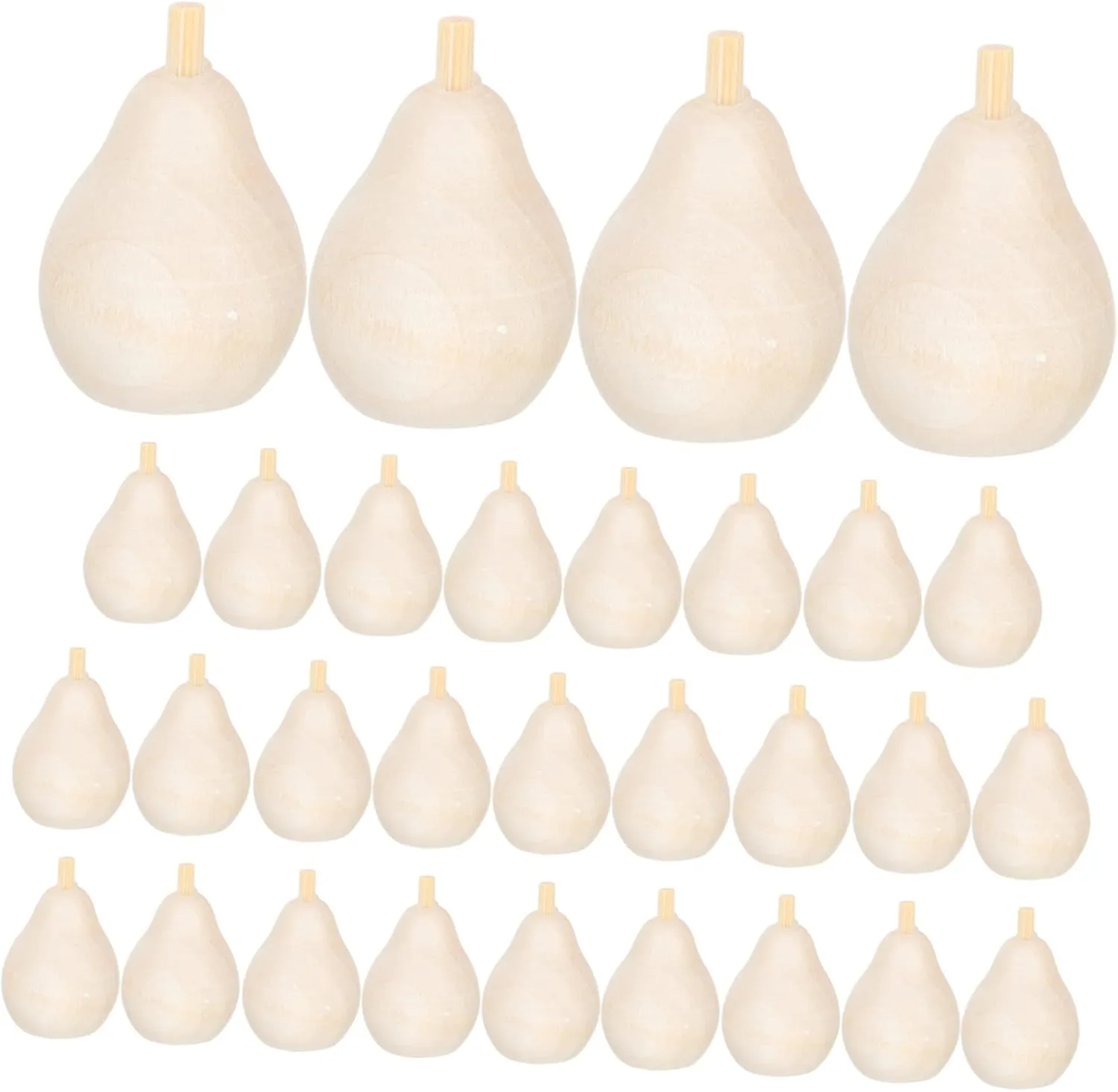 Decoration Graffiti Toy Room Decor 30pcs Unfinished Wooden Fruit Shapes for Arts Crafts recognition enthusiastically Projects Safe Smooth for Creative 