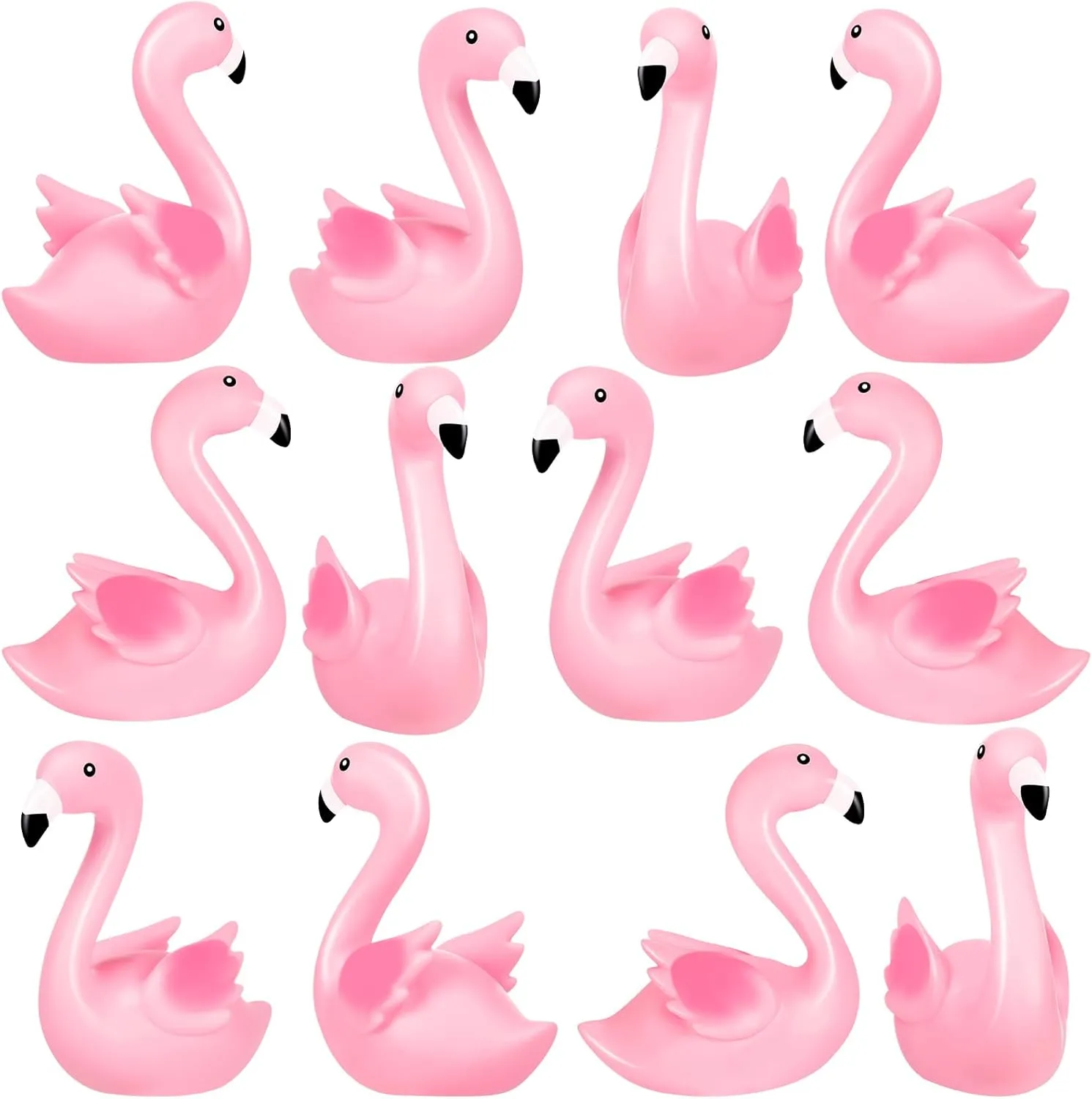 Decorations, Classroom Prizes Pink Flamingo Rubber Duckies, 12PCS Bulk Flamingo Bath Toys for Kids canyon exalted fix vocalize Small Flamingo Rubber Duck Cake 