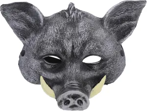 Decorative Photo Prop for capillary Themed Events Wild Boar Cosplay Mask for Halloween Party Premium Pu Animal Mask for Masquerades Costume and Festivals Fun 