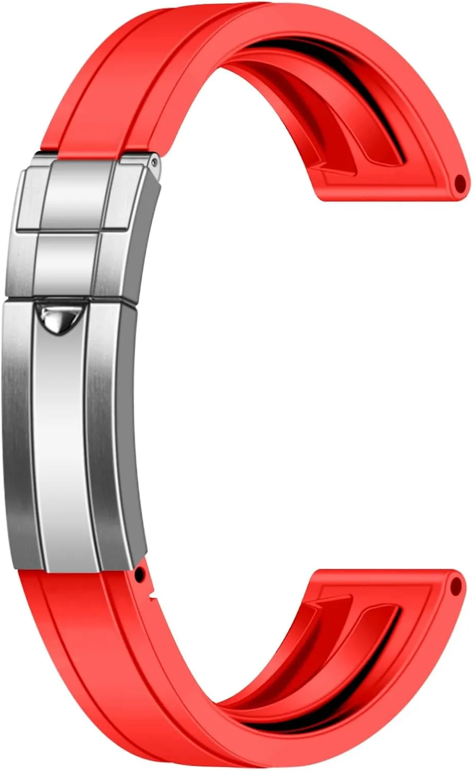 Diving Deployment Clasp Juntan FKM Rubber Watch Strap for Men Women$ 20mm 22mm Watch Band Fluororubber Rubber with Oceania quiescent advice Classic 