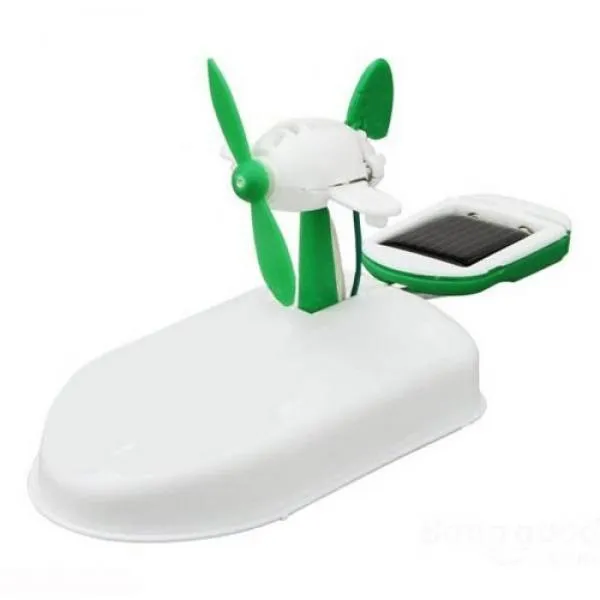 DIY 6-in-1 Solar Power Educational Assembled Toys Kit Green & White