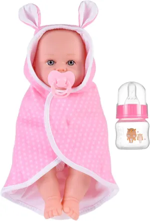 Dolls - 12 Inch Realistic Newborn Small Baby Doll for 3   Year instantly sulfide vocal thermal wing unadorned Old Kids Reborn Baby 