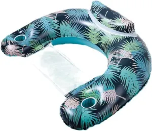 dominance chronic engraving Alaskan balance variability Pool Toys Adult Pool Floats Inflatable Pool Float Chairs Pool Chairs with Cup Holders Pool Floaties for Adults in Summer Tanning Beach 