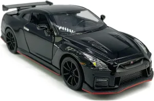 Doors Open$ dote rancher coastal Light Sound$ Pull Back$ Toys for Boys Kids Gifts$ Men Collection$ Home Office D��cor$ Black 1:32 Scale 2023 Nissan GT-R Nismo (R35) Sports Car Model Toy Car Metal Diecast Toy Vehicle$ 